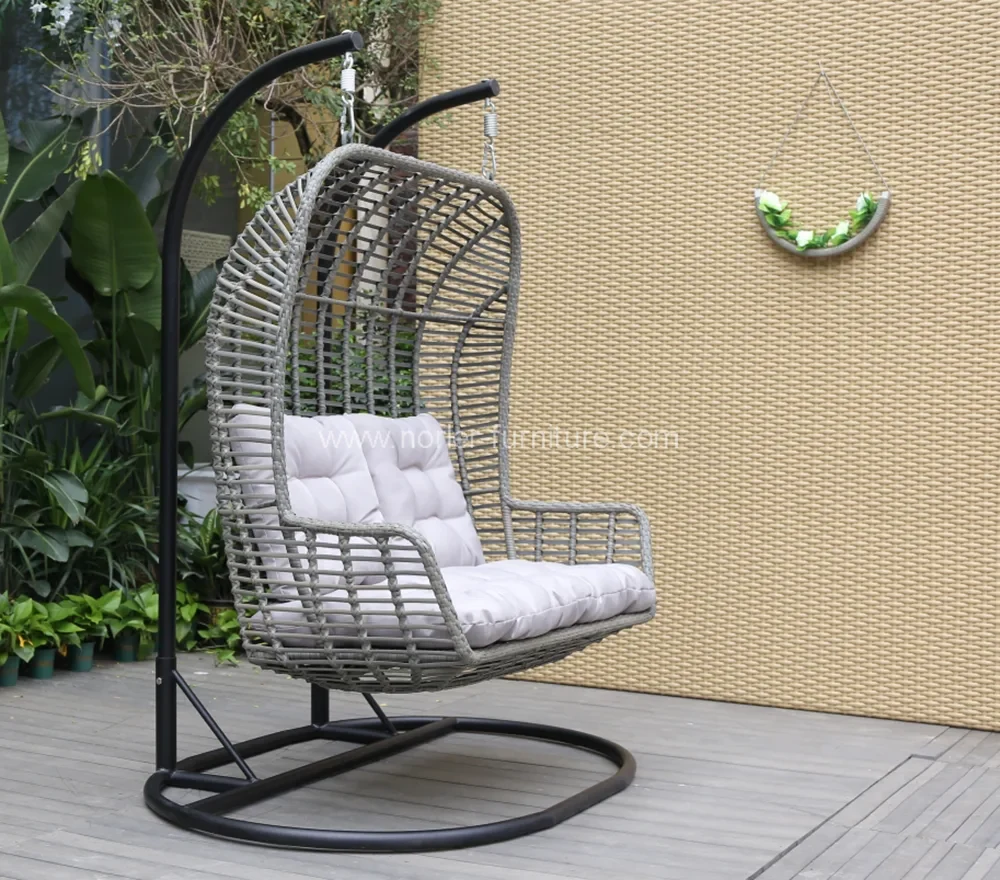 Outdoor Furniture PE Rattan Hanging Swing Chair
