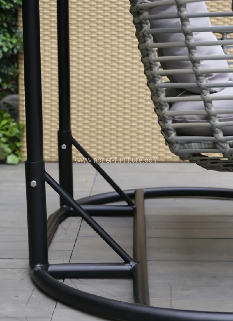Outdoor Furniture PE Rattan Hanging Swing Chair