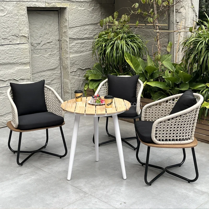 Alumiinirunko PE Rattan Garden Set