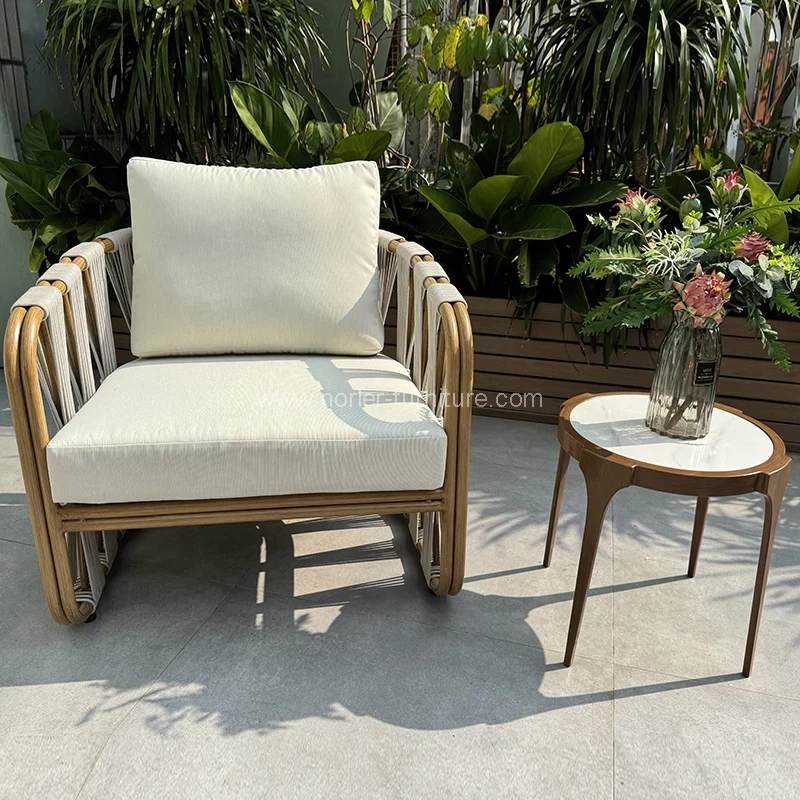 Ulkoparveke Rattan Rope Garden Set