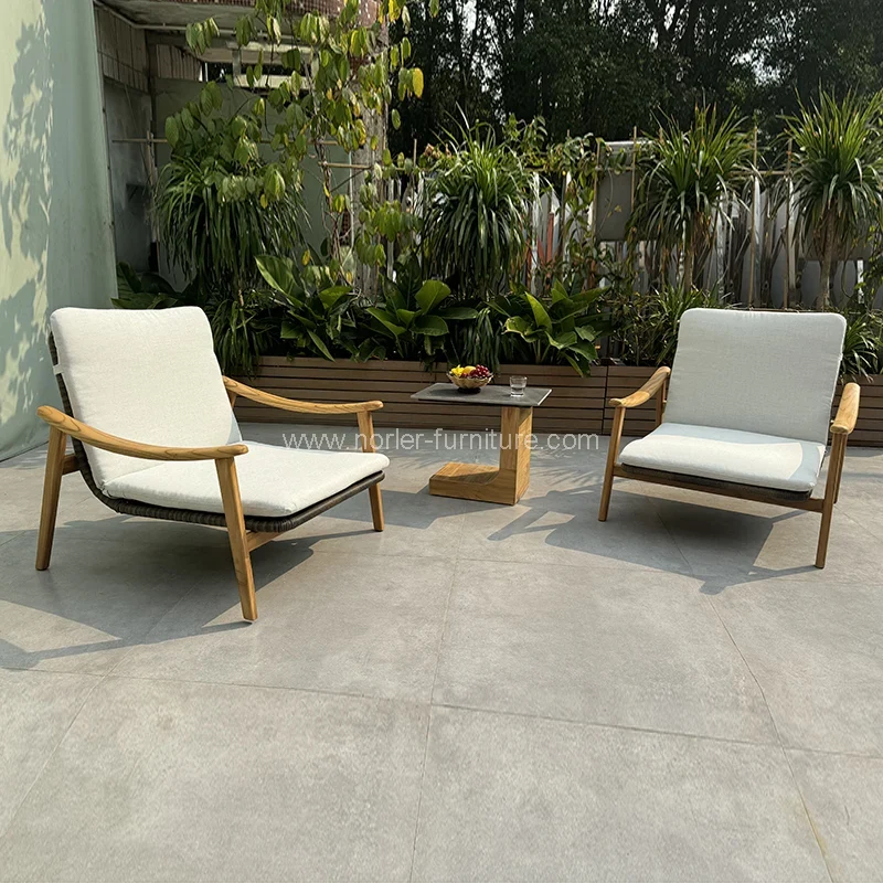 Ulkoilamelves Teak Wood Garden Set