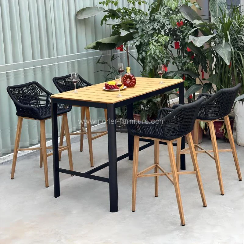 Ulkopuutarhan parveke teak puubaarisarja